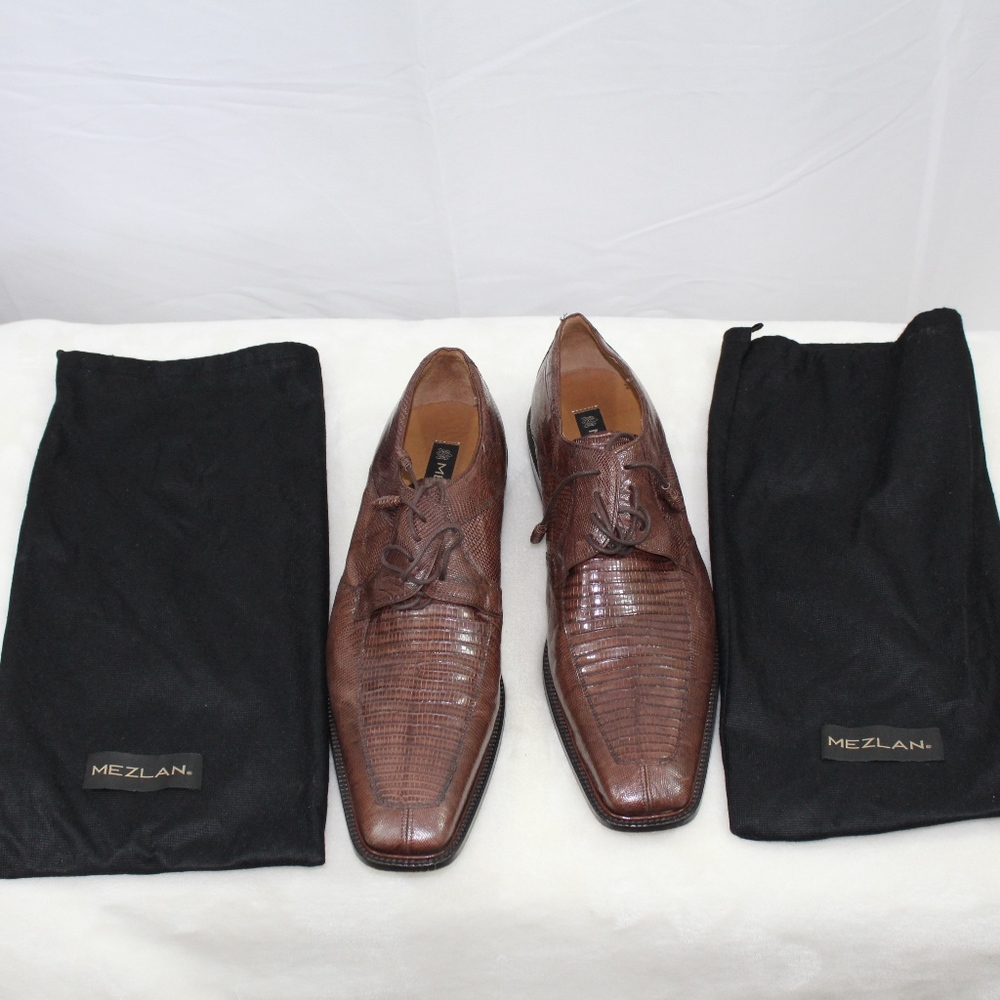 Men's Genuine Lizard Shoe by Padilla.  Size13